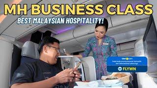 MALAYSIA AIRLINES BUSINESS CLASS A330-300 KUALA LUMPUR KE JAKARTA! AYAM KALASAN LAZAT INFLIGHT MEAL!