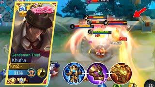 KHUFRA BEST ROTATION IN SOLO RANK  KHUFRA GAMEPLAY BEST BUILD 2024 | MLBB