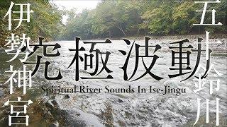 【伊勢神宮・五十鈴川】聴くだけで波動を上げチャクラが開く究極のヒーリング自然音　【最強パワースポット自然音1時間】 Spiritual River Sounds In Ise-Jingu 1hour