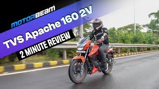 2023 TVS Apache RTR 160 2V - Quick n Fast Review | MotorBeam