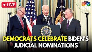 LIVE: Democrats Celebrate Biden Judicial Nominations | Judicial Confirmations | Chuck Schumer | N18G