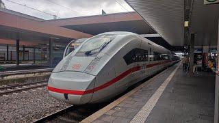 ДОМОЙ ICE  СКОРЫЙ самый 200км/с БЫСТРЫЙ  поезд  в Германии