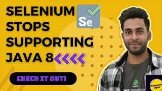 Selenium will not support Java 8
