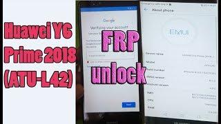 Huawei Y6 Prime 2018 (ATU-L42) FRP/Google Account lock remove By MRT