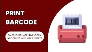 Print Barcode in sales, purchase, inventory, accounts, and mrp reports odoo