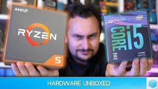 Intel Core i5-8400 [B360] vs. AMD Ryzen 5 1600 [B350]