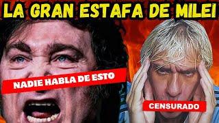 La ESTAFA que puede TERMINAR con #milei EL PRESIDENTE ARGENTINO PRESO