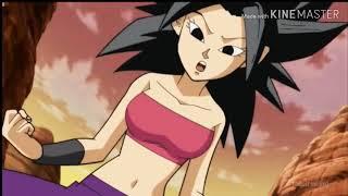 Caulifla goes SSJ for the first time English dub dragon ball super