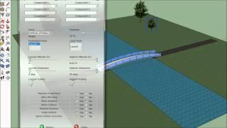 Google Sketchup for Engineers Quick Bridge Concept