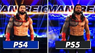 WWE 2K25: PS5 VS PS4 | Graphics, Faces, & Load Times Comparison | ANY DIFFERENCE?