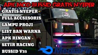 MOD APK BUSSID V3.5 GRATIS NYEPER || CUSTOM ACCSESORIS || WHELLSDOP DLL