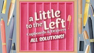 Cupboards & Drawers ALL SOLUTIONS!! | A Little to the Left
