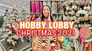 HOBBY LOBBY CHRISTMAS 2021 | HOBBY LOBBY CHRISTMAS SHOP WITH ME 2021 | CHRISTMAS DECOR 2021