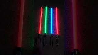 Which Neopixel Lightsaber is a Trio-pixel?