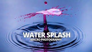 Water Splash Photography Tutorial  MIOPS Splash & Adaptalux Macro Flash