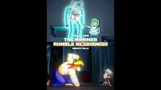 The Hammer vs Rumble McSkirmish #shorts #regularshow #gravityfalls #cartoonnetwork #disney #vsedit