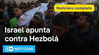  DW Noticias 20 de octubre: Arrecia ofensiva israelí contra Hezbolá en Líbano [Noticiero completo]