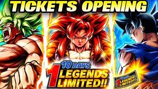 Legends Limited 6. JUBILÄUM Tickets Opening Summon!  | Black Rabbit Dragon Ball Legends