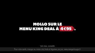 Pub BURGER KING Serge le comptable - Menu KING DEAL a 4,95€