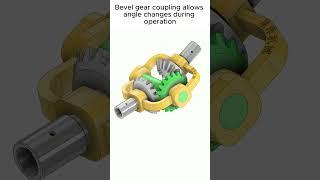 Bevel Gear Mechanism #mechanical #engineering #mechanism #cad #3ddesign #solidworks #fusion360