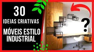 30 Ideias de Moveis Estilo Industrial Marcenaria Criativa