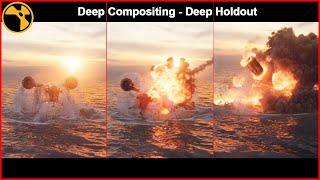 Intro to Deep Compositing - Full CG Deep Workflow in Nuke Using Deep Holdout #nuke #compositing
