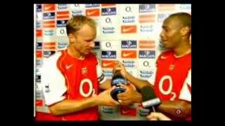 Thierry Henry and Bergkamp post game interview