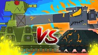 KV-44 vs Dora Hybrid-Cartoons about tanks