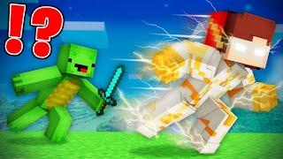 GODSPEED Speedrunner vs Hunter in Minecraft - Maizen JJ and Mikey