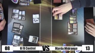 MTG - Standard Gameplay: U/B Control vs Mardu Midrange