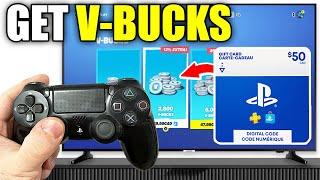 How To Buy V-Bucks In Fortnite With Gift Card On PS4 - Easy Guide