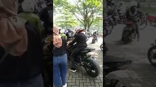 Mocil di geber moge z1000 langsung terdiam 