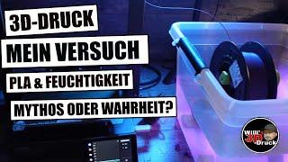 PLA und Feuchtigkeit: Mythos oder Wahrheit? Mein Test enthüllt die Fakten!