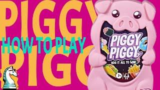 How to Play Piggy Piggy | a set collection card game