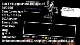 Doing Your Mettaton EX's Pop Quiz Request - Undertale