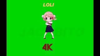 Loli God Dance Requiem (Green Screen) no Audio |