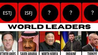 MBTI Personality Type of World Leaders