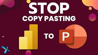 Stop copy pasting from Power Bi to PowerPoint | Efficiency 365