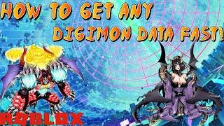 The Fastest Way To Get Any Digimon Data :Digimon Masters Roblox