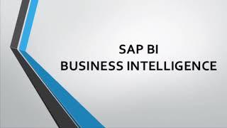 What is SAP BI module?