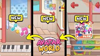 NEW UPDATE!!  NEW MUSIC ROOM at THE SCHOOL'S 2ND FLOOR in AVATAR WORLD!