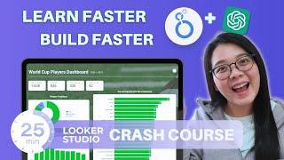 Dashboarding has never been so EASY!  Google Looker Studio + Chatgpt Crash Course in 25 Min!