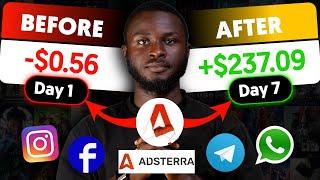 Adsterra Traffic Trick Earn $500 per month on Adsterra