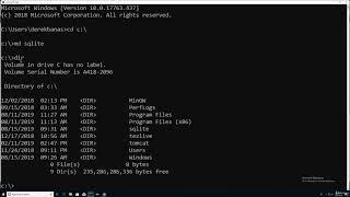 Install SQLite3 on Windows