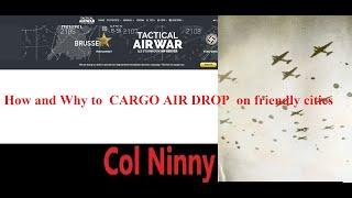 (160) IL-2 Tactical Air War- How and Why to Cargo Air Supply Drop on friendly cities