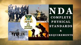 NDA Physical Standards, Height and Weight Ratio for National Defence Academy