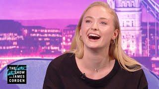 Sophie Turner Spits Pure Eminem Fire #LateLateLondon