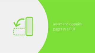 Add and organize pages in a PDF | Adobe Acrobat