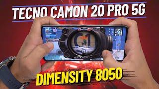 TECNO CAMON 20 Pro 5G ile PUBG & eFootball 2024 Testi | Dimensity 8050