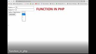 Function in PHP | Programming Funda